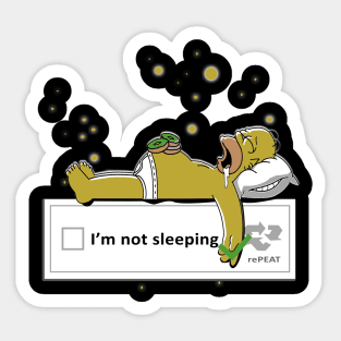 I'm not drunk Sticker